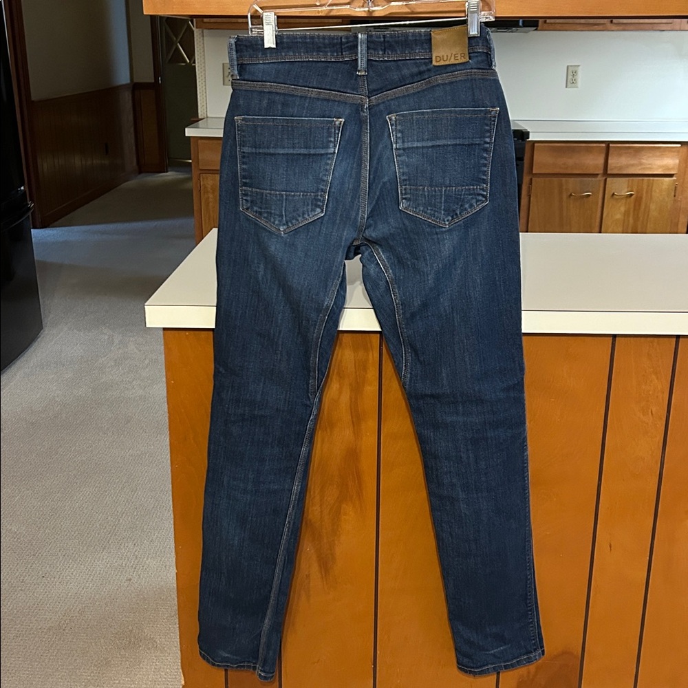 DUER Men’s L2X Performance Jeans - Slim Fit Stretch Blue 30 - (Fits 33x32.5)
O - Picture 4 of 17